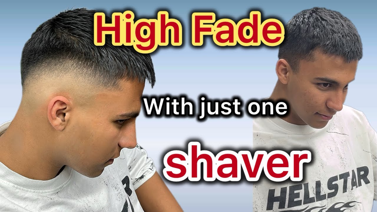 Asmr barber 💈 _ Performing a High Fade with just one shaver