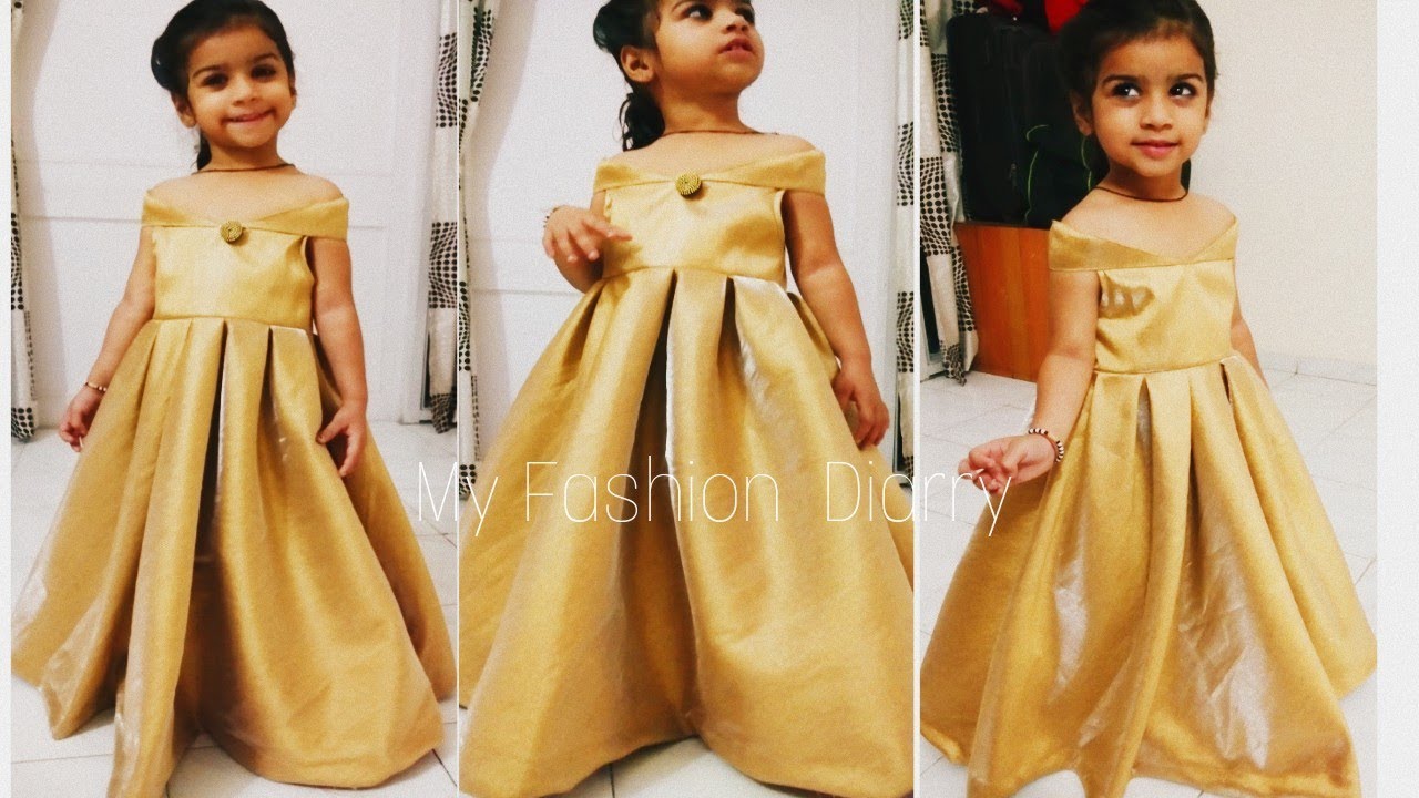 Beautiful flare dress for kids / DIY