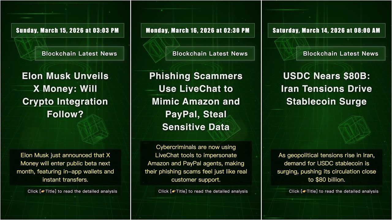 Blockchain News: Tuesday, March 17, 2026 at 03:01 AM #QixNewsCrypto