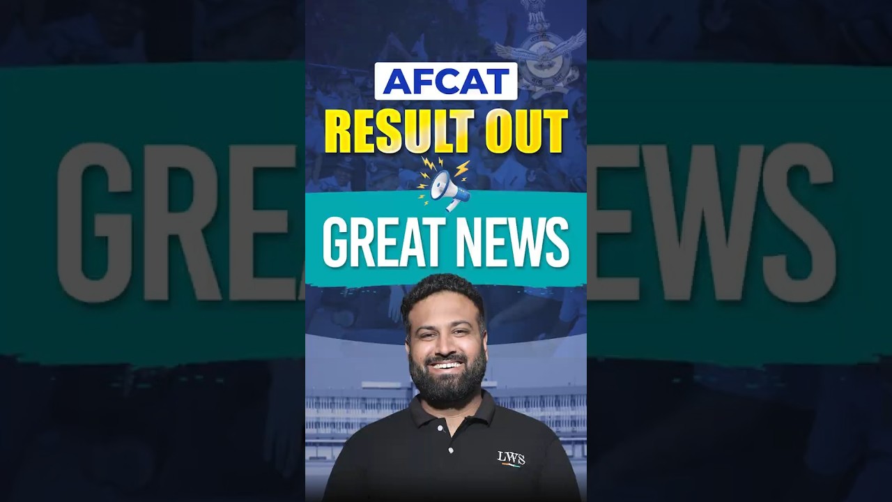 AFCAT 1 2026 Result Out 🔥 Cut Off & Result #afcat #result #lws #shorts
