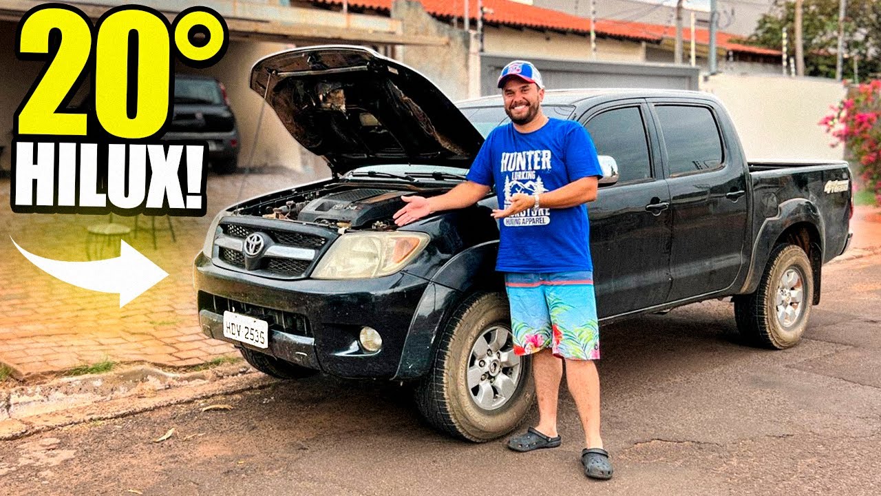 O AMADEU TROCOU UMA HILUX 2021 EM UMA 2006. NÃO TÁ A VENDA MAS SE QUISER COMPRAR ELE VENDE!
