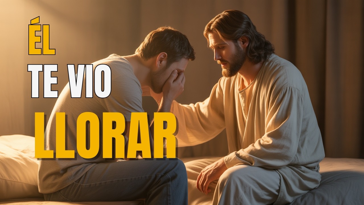 Dios ve tus lágrimas aunque nadie más las vea.