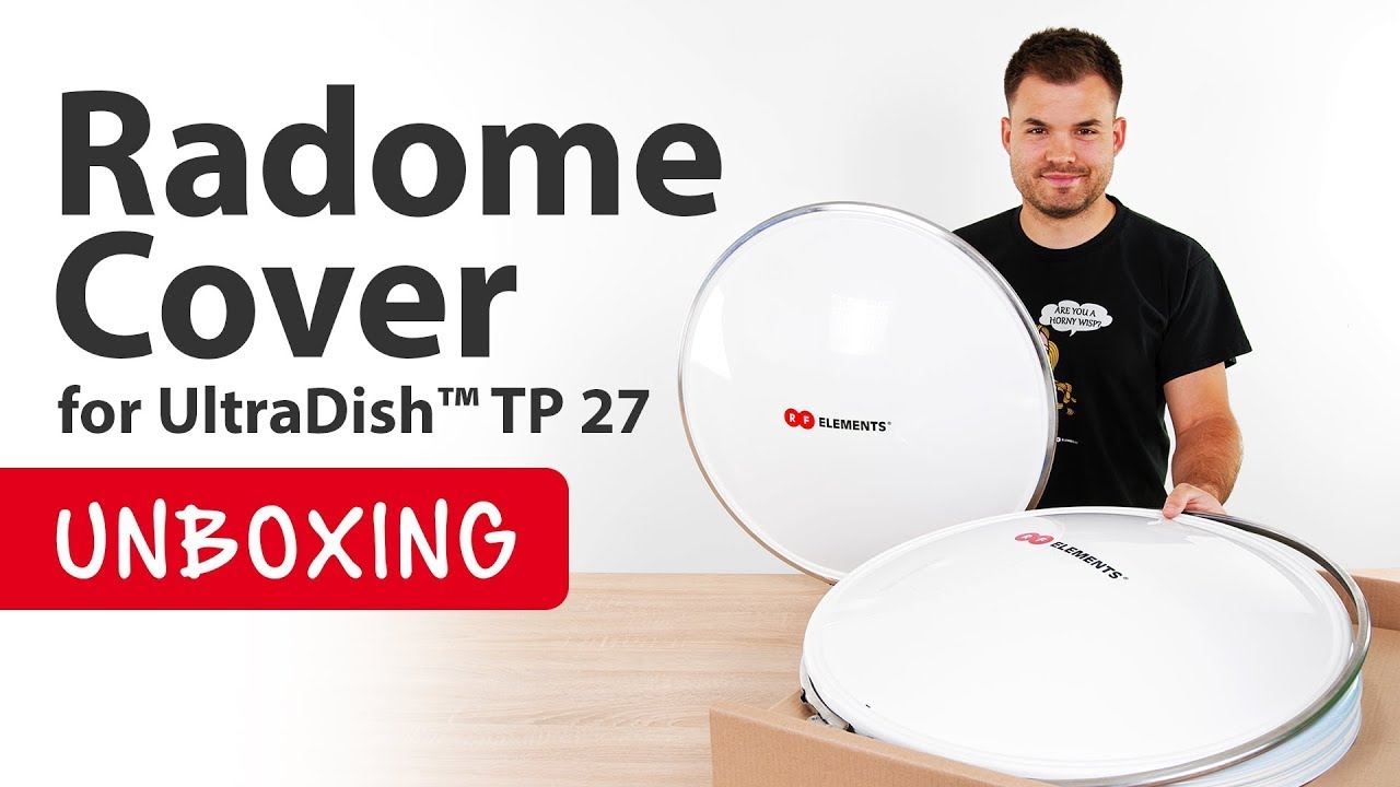 Radome for UltraDish&trade; TP 27 - UNBOXING