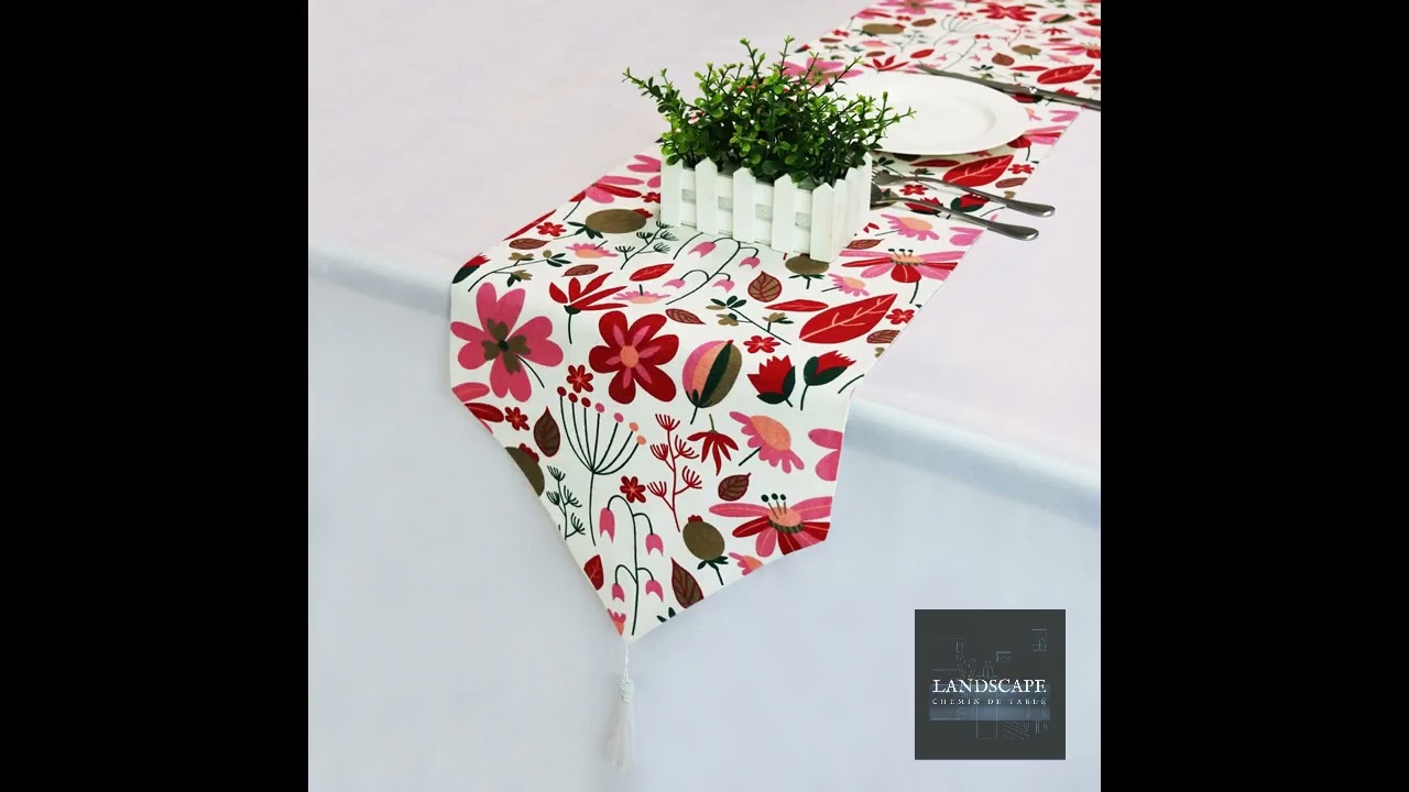 Landscape chemin de table