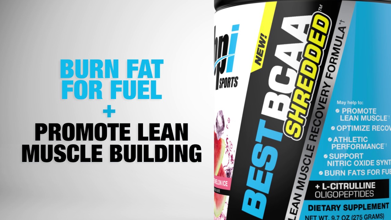 NEW BEST BCAA SHREDDED&trade; by BPI Sports