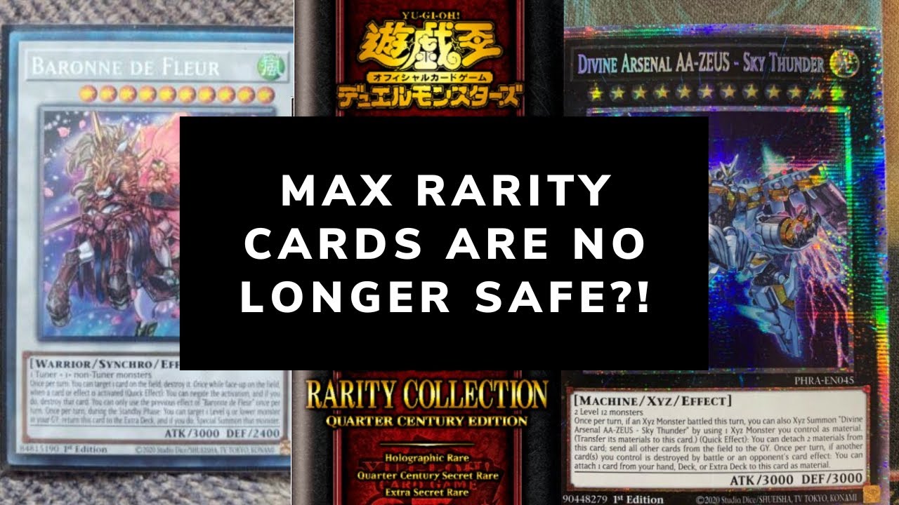 YOUR MAX RARITY CARDS ARE NO LONGER SAFE FROM THE WRATH OF KONAMI