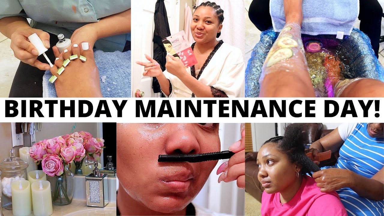 BIRTHDAY MAINTENANCE ROUTINE: Leg Therapy, Pedicure, Dermaplaning, Skincare. NEW Camera Test!