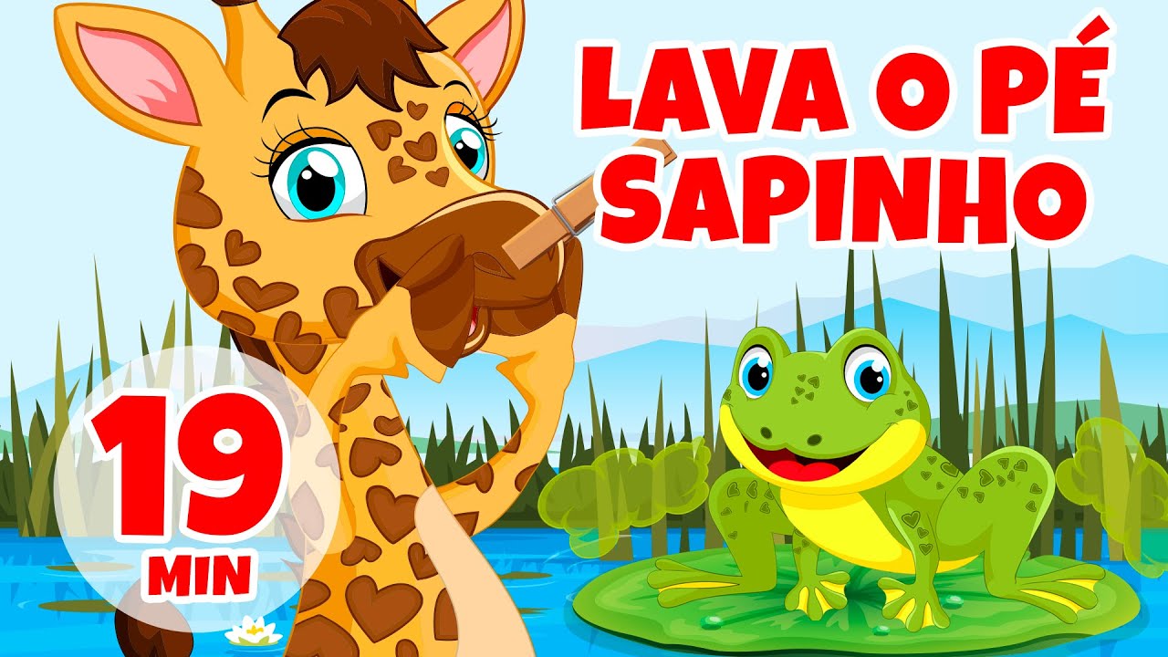 Lava o Pé Sapinho - 19 min de Brincadeiras com a Turminha da Mille