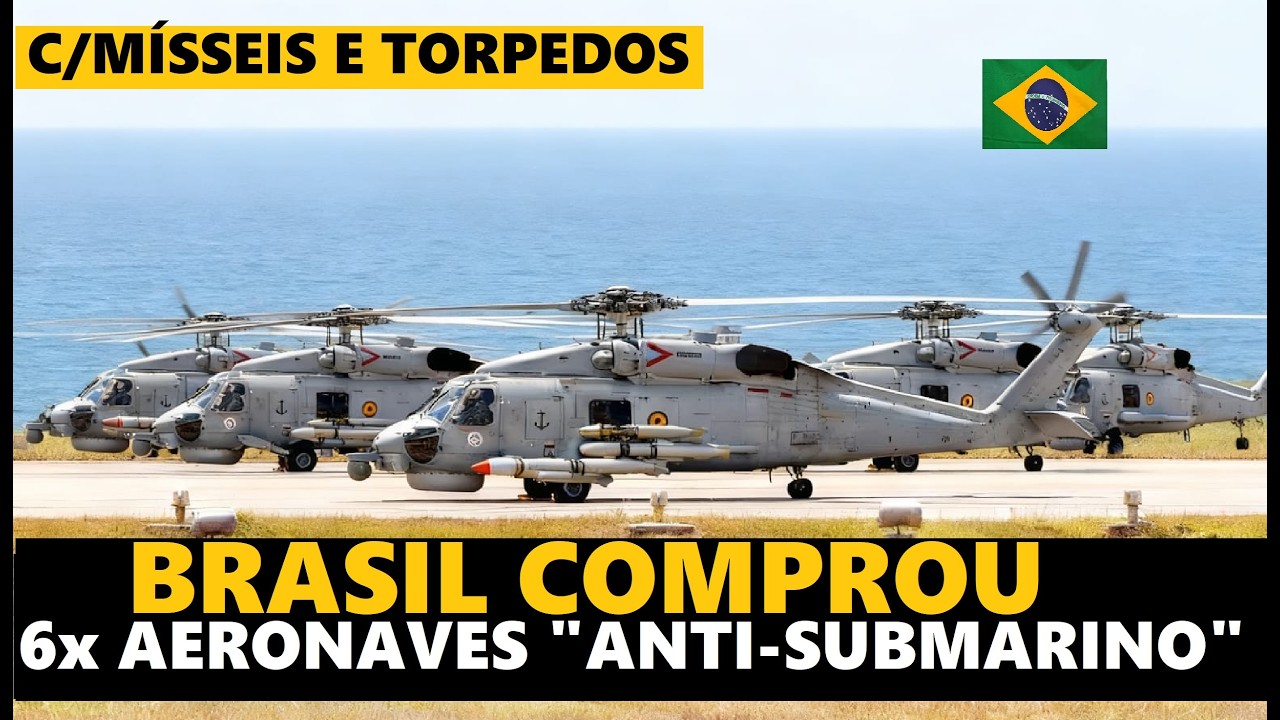 BRASIL comprou 6x AERONAVES 'ANTISUBMARINO