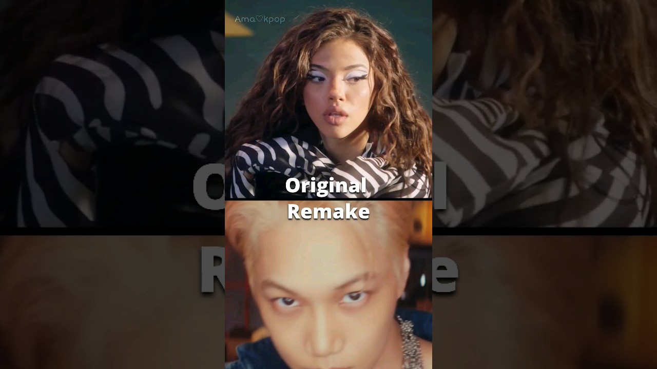 Original VS Remake Of 'Rover' || #kpop #kai #SM #EXO #blackpink #bts #lisa #taehyung