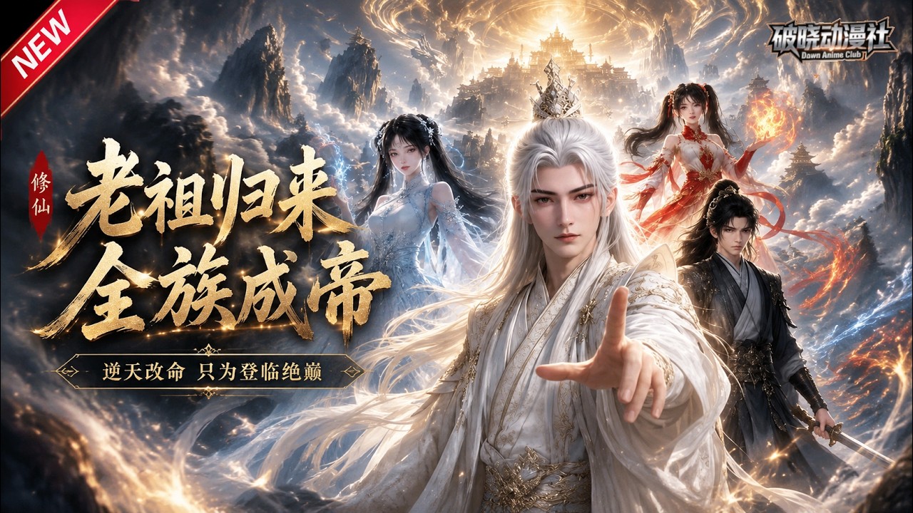 MULTISUB📢新番上线《老祖归来，全族成帝》#最新漫剧 #漫剧合集 #一口气看完 #动漫 #anime #AI漫剧 #破晓动漫社