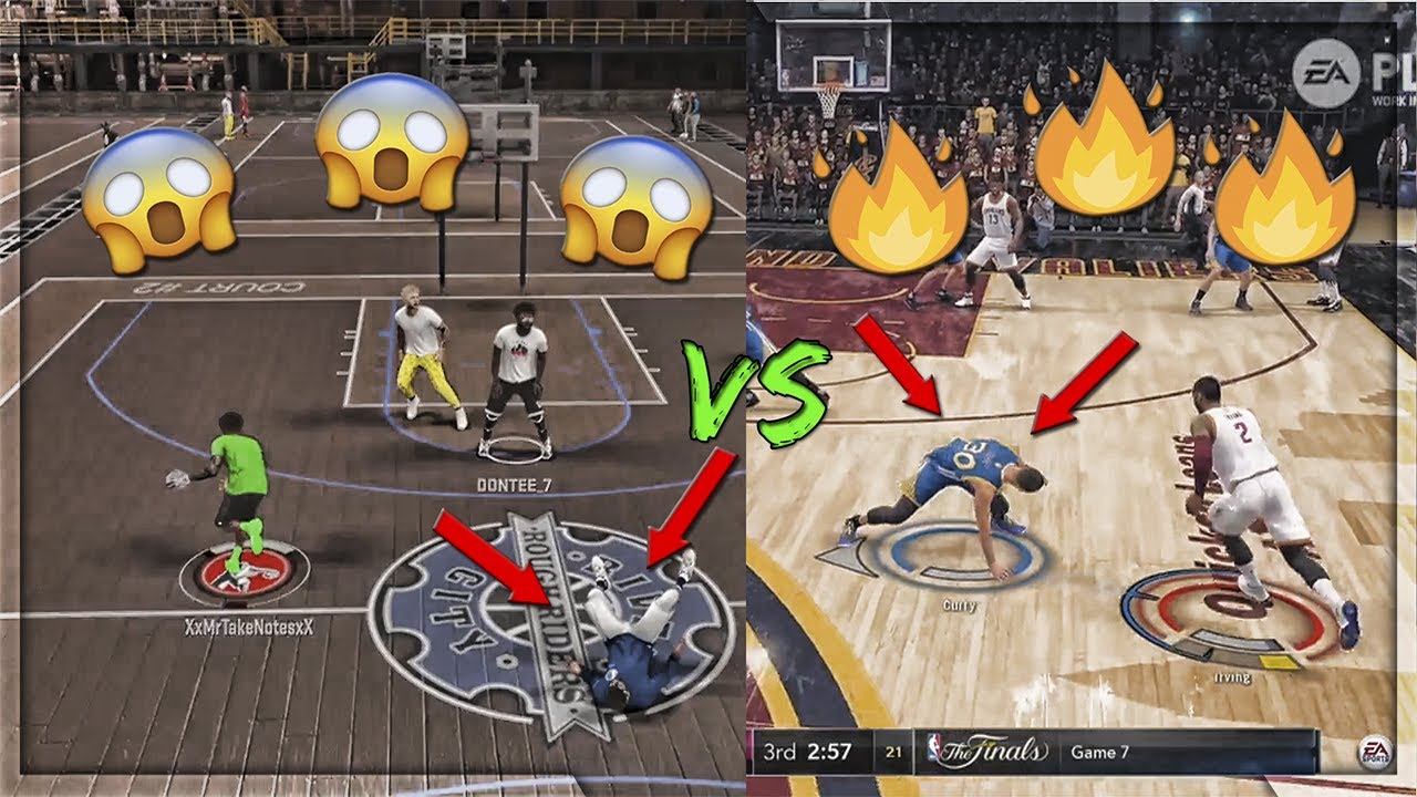 Live 18 Ankle Breakers Vs 2k Ankle Breakers!!!! NBA LIVE 18 VS NBA 2k