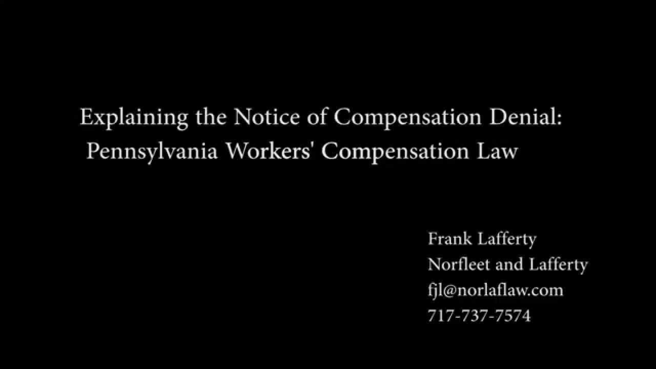 Explaining the Workers Compensation Denial Form | Harrisburg Workers Compensation Lawyer