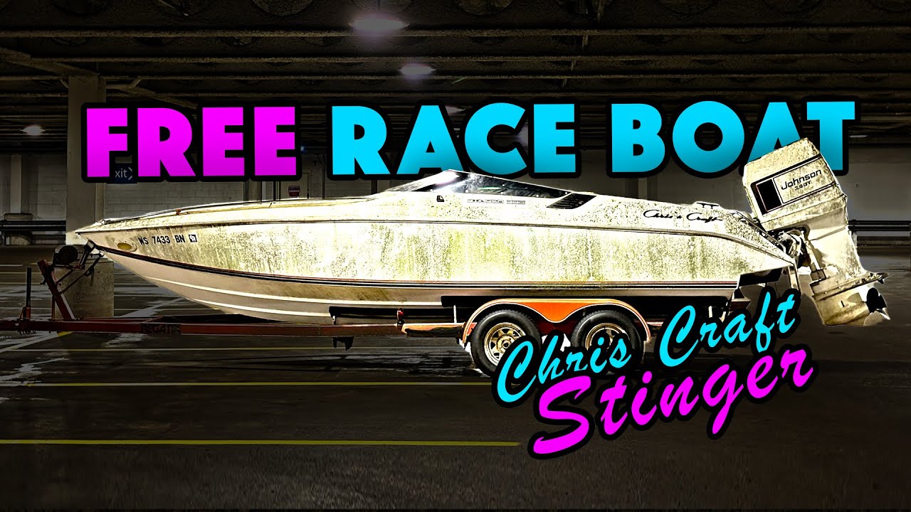 FREE Chris Craft Stinger Race Boat | The Tear Down Begins