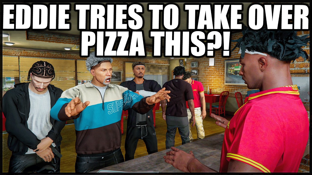 Eddie Tries To Take Over Pizza This?! | GTA RP | GrizzleyWorld Chiraq