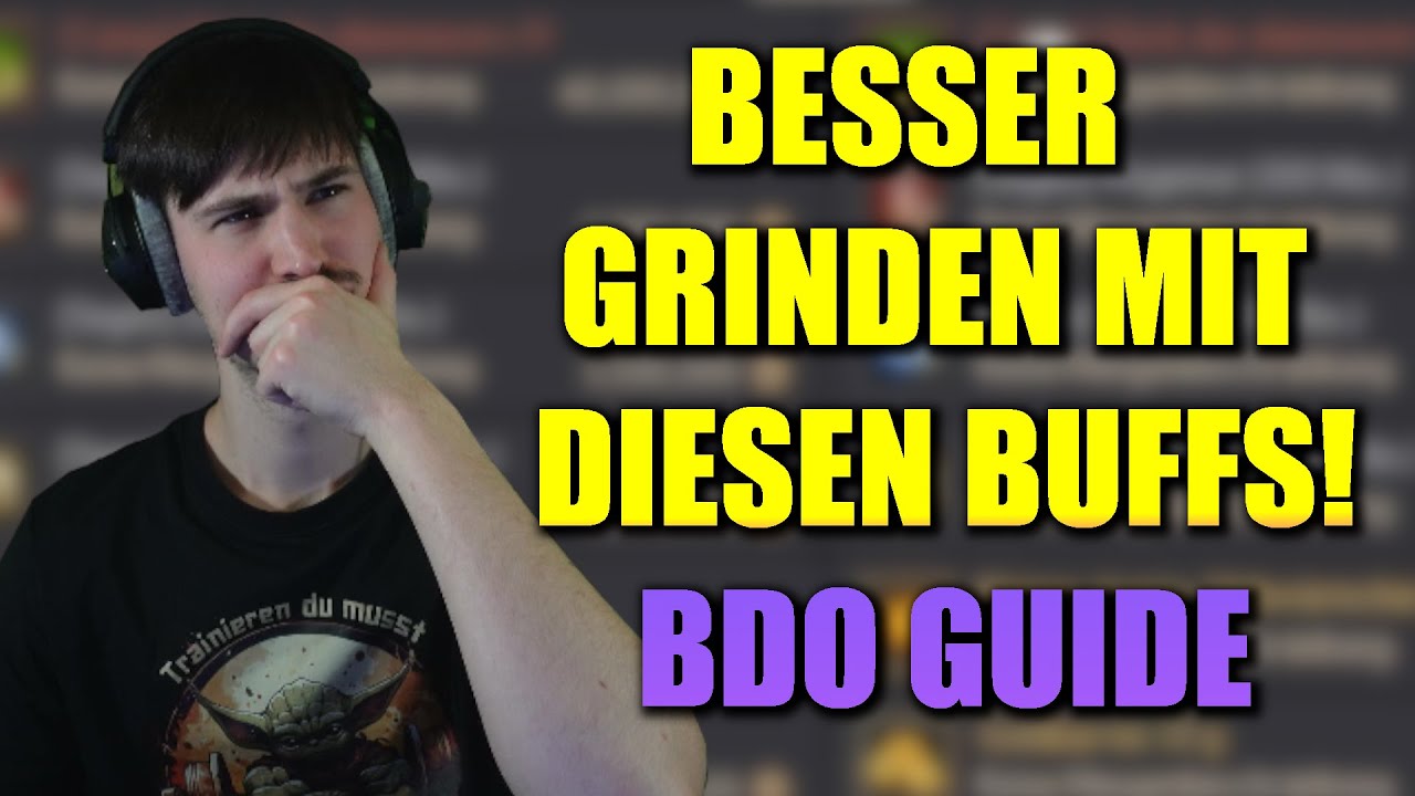 Buff Guide fürs Grinden in Black Desert Online