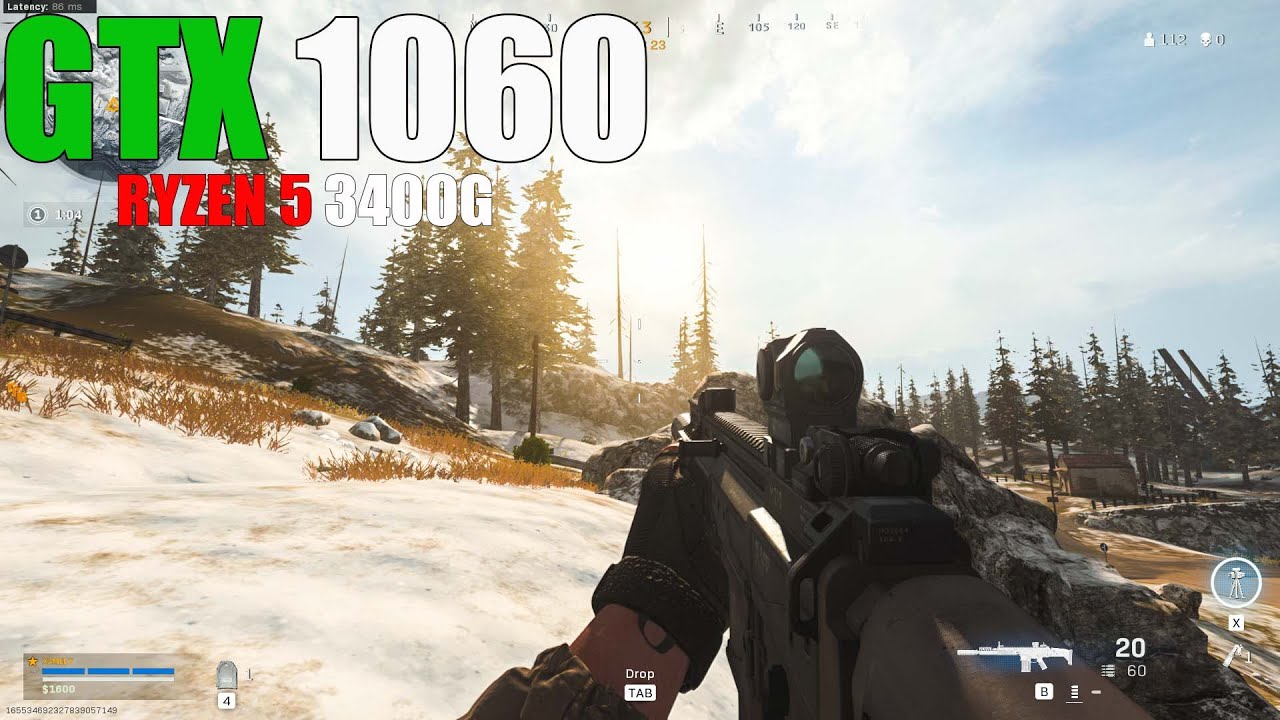 Call of Duty : Warzone Battle Royale | GTX 1060 6GB (custom settings)