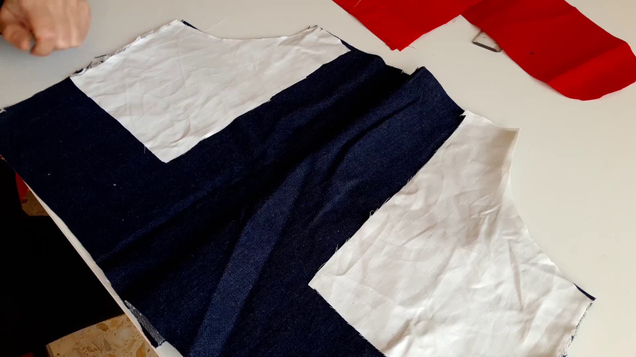 COME CUCIRE UNA TASCA TIPO JEANS