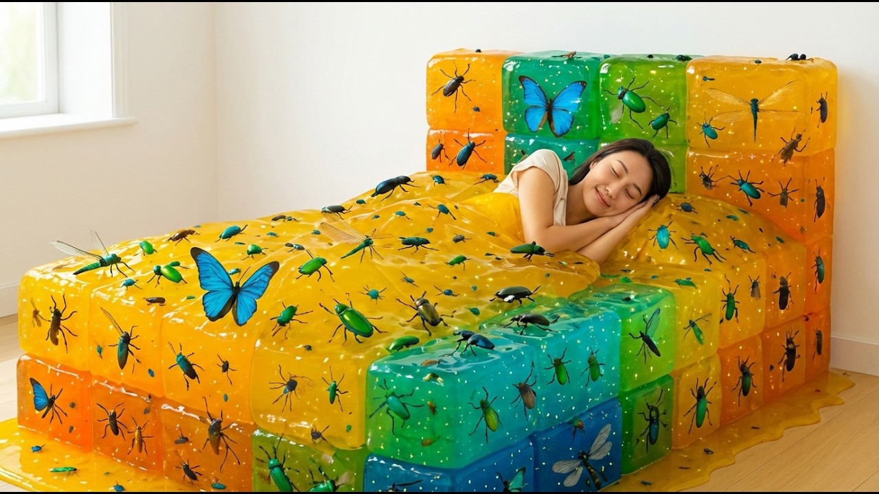 Which Crazy Bed Would You Choose？ 🦋✨ ｜ Ultimate Oddly Satisfying AI ASMR