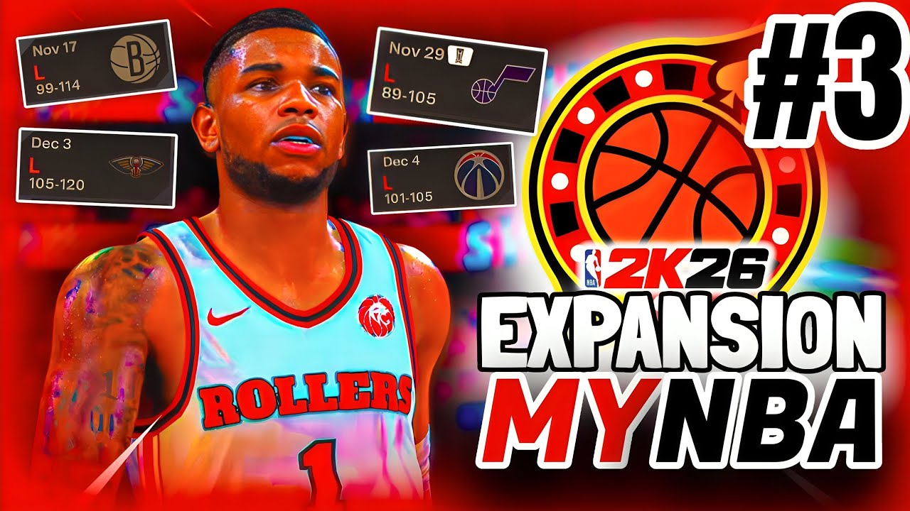 Wow we are REALLY, really BAD! | NBA 2K26 Las Vegas High Rollers MyNBA Expansion Franchise | Ep 3