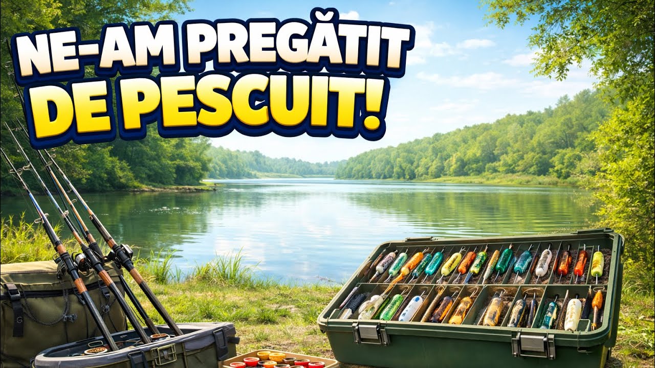 Ne-am pregătit pentru sezonul de pescuit . Aceasta este prima parte dar o să urmeze și a daua