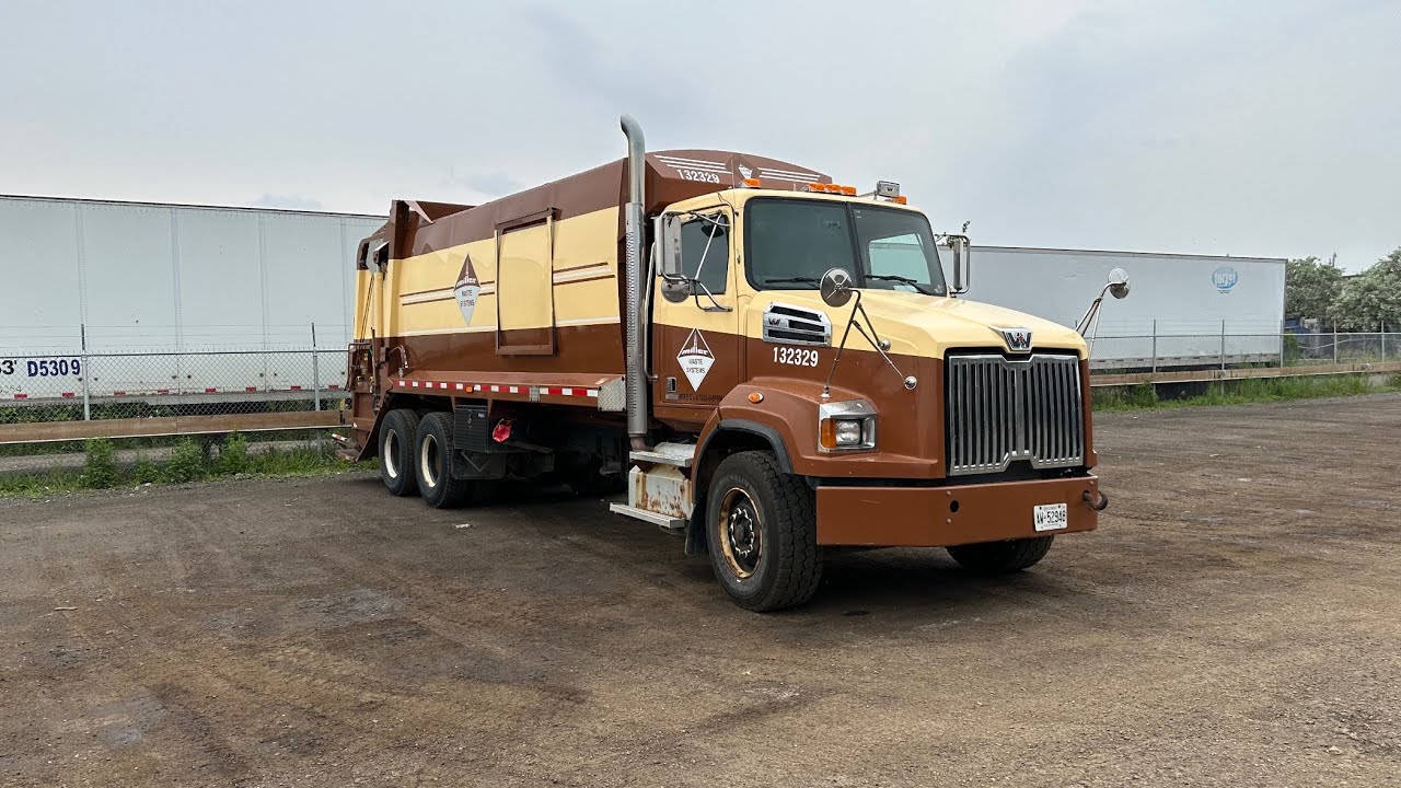 Western Star Garbage Truck Yard Waste collection