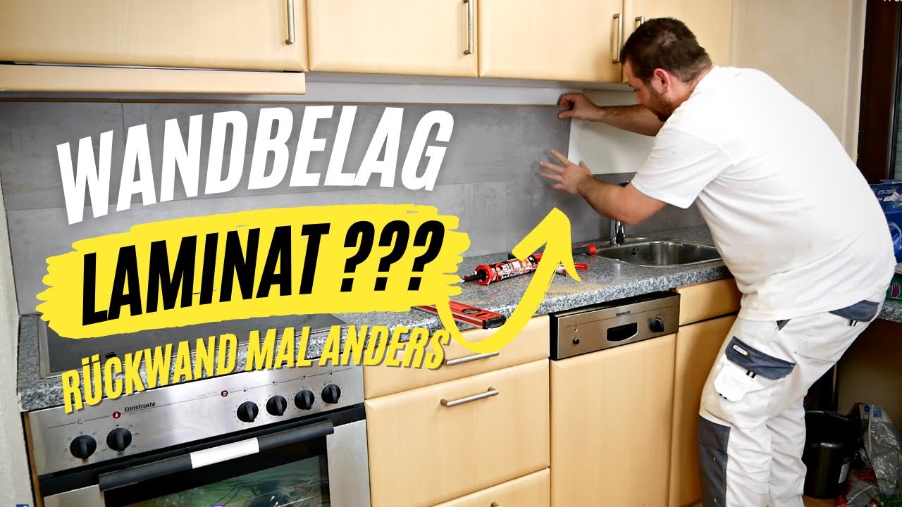Laminat an die Wand kleben