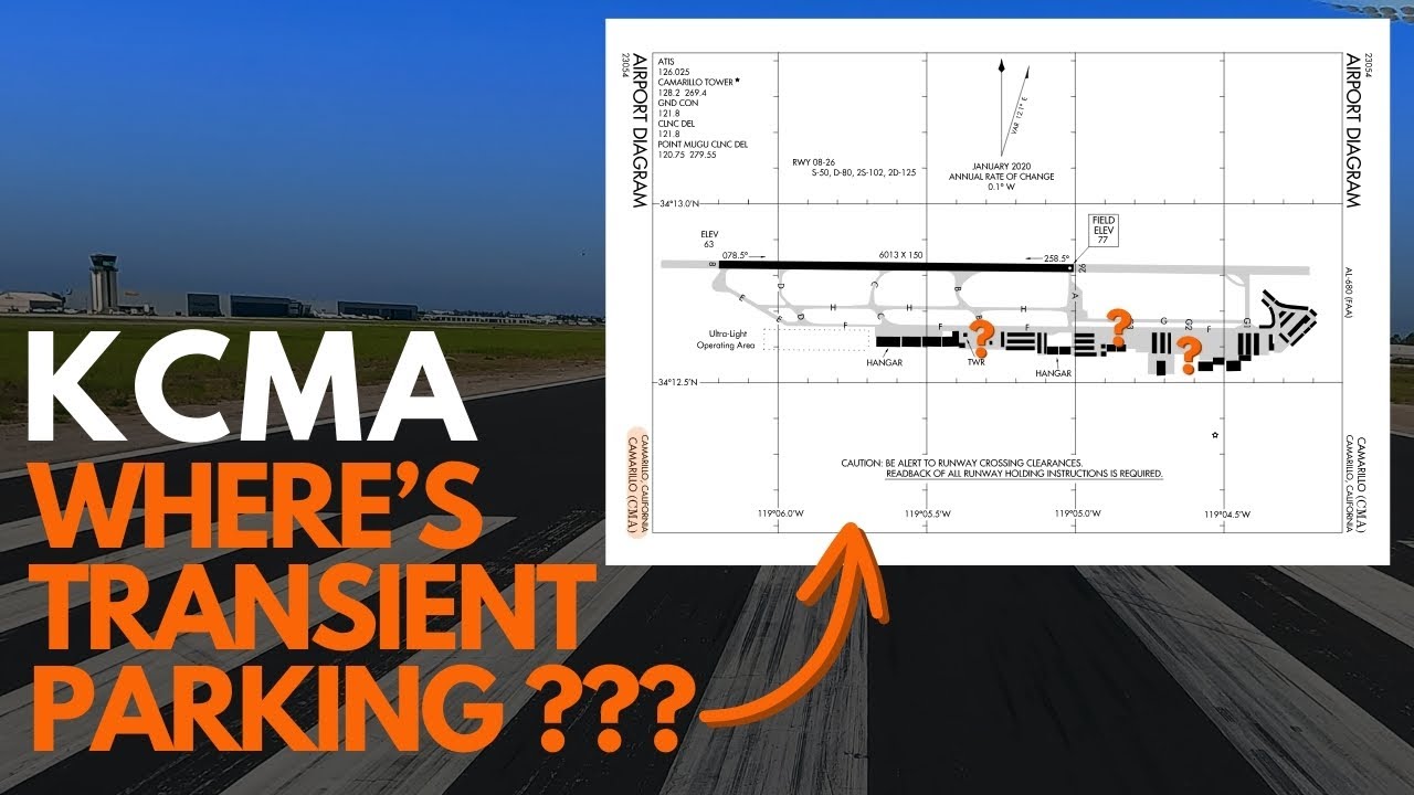 Camarillo Airport (KCMA) | WHERE&rsquo;S TRANSIENT PARKING | Camarillo, CA | SoCal Airport