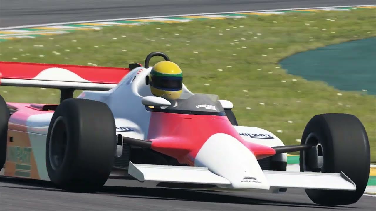 F1 1983 SENNA MCLAREN FIRST TEST HOTLAPS | INTERLAGOS