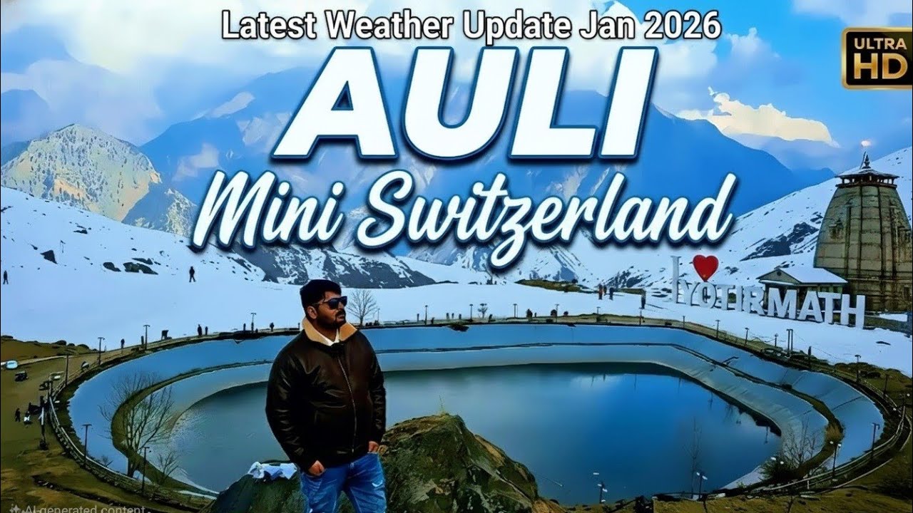 Auli Skiing January 2026 ❄️ | Auli Hill Station Travel Guide | Budget Trip
