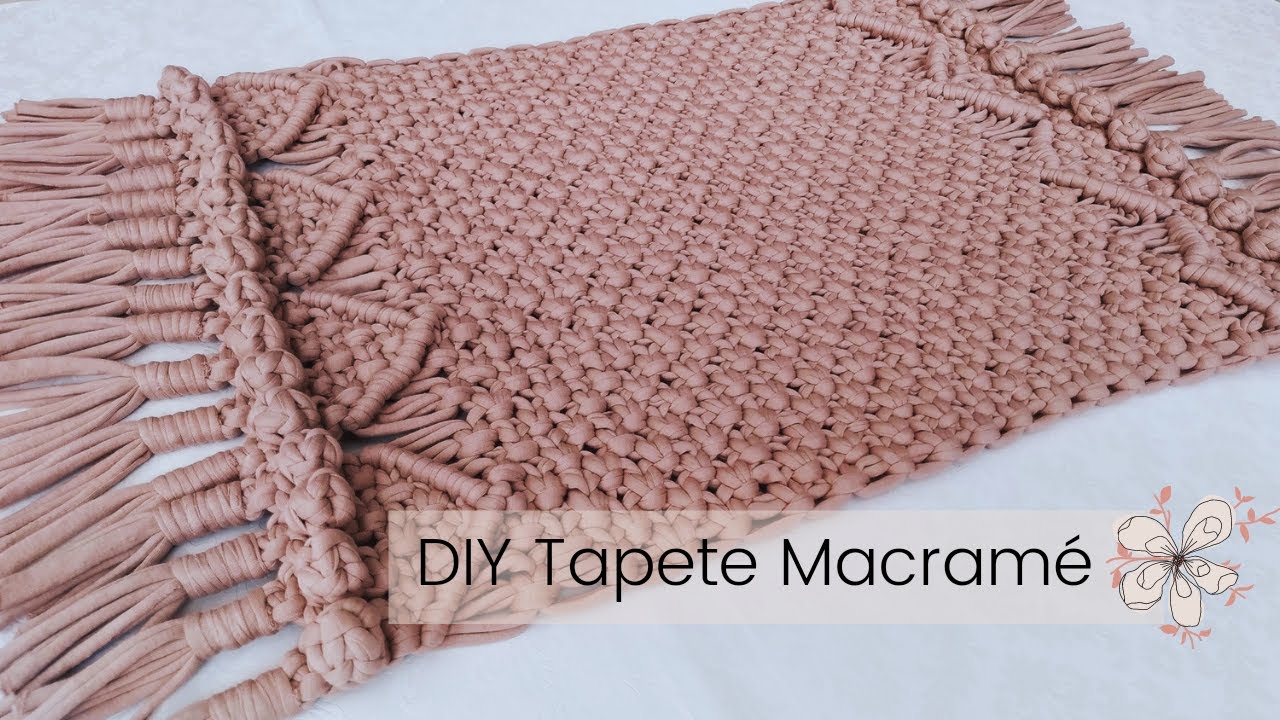 TUTORIAL TAPETE EN MACRAME PASO A PASO ● DIY MACRAME RUG STEP BY STEP English subtitles