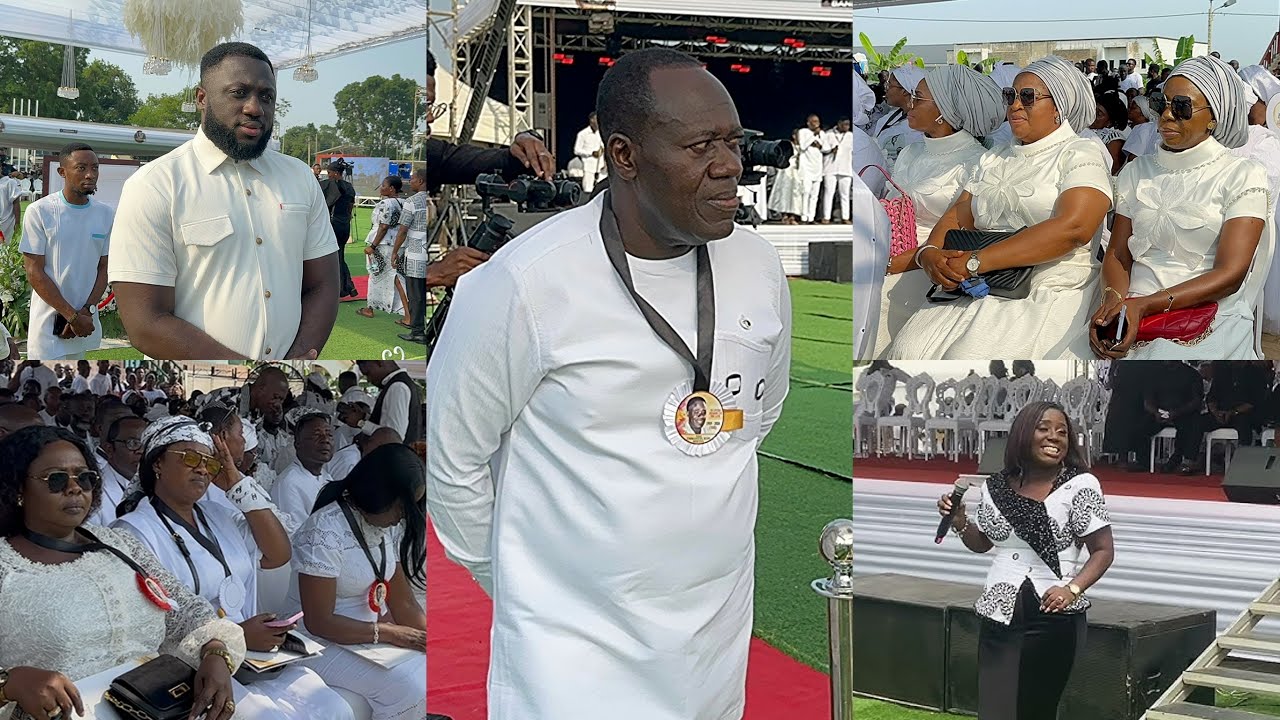 Diana Hamilton, Togoe Sisters, Ohemaa Mercy,MOG Music Sadly Mourn at Elder Mireku’s Fathers Funeral
