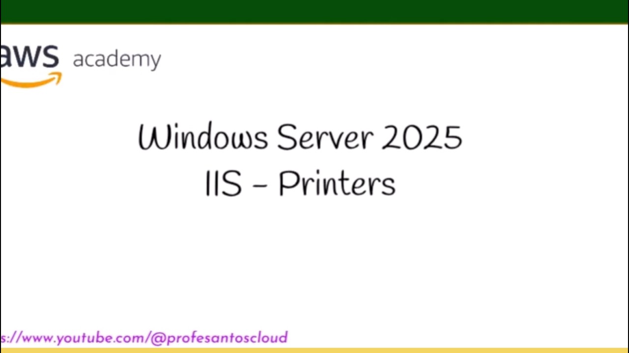Windows Server IIS and Printers
