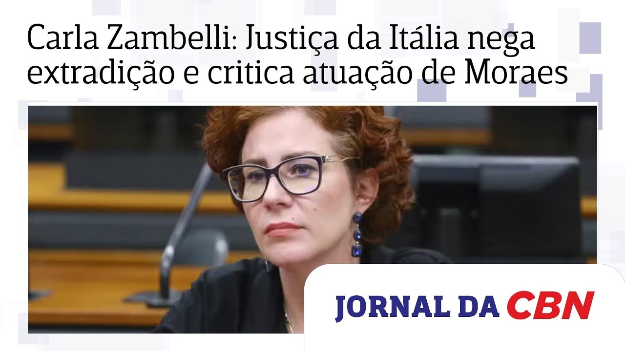 Carla Zambelli: Justi&ccedil;a da It&aacute;lia nega extradi&ccedil;&atilde;o e critica atua&ccedil;&atilde;o de Moraes