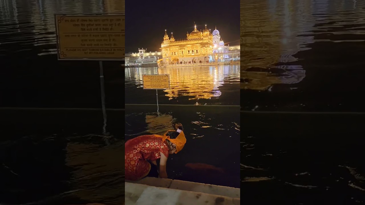 Tinku First Gurudwara Visit Golden Temple ❤️❤️❤️