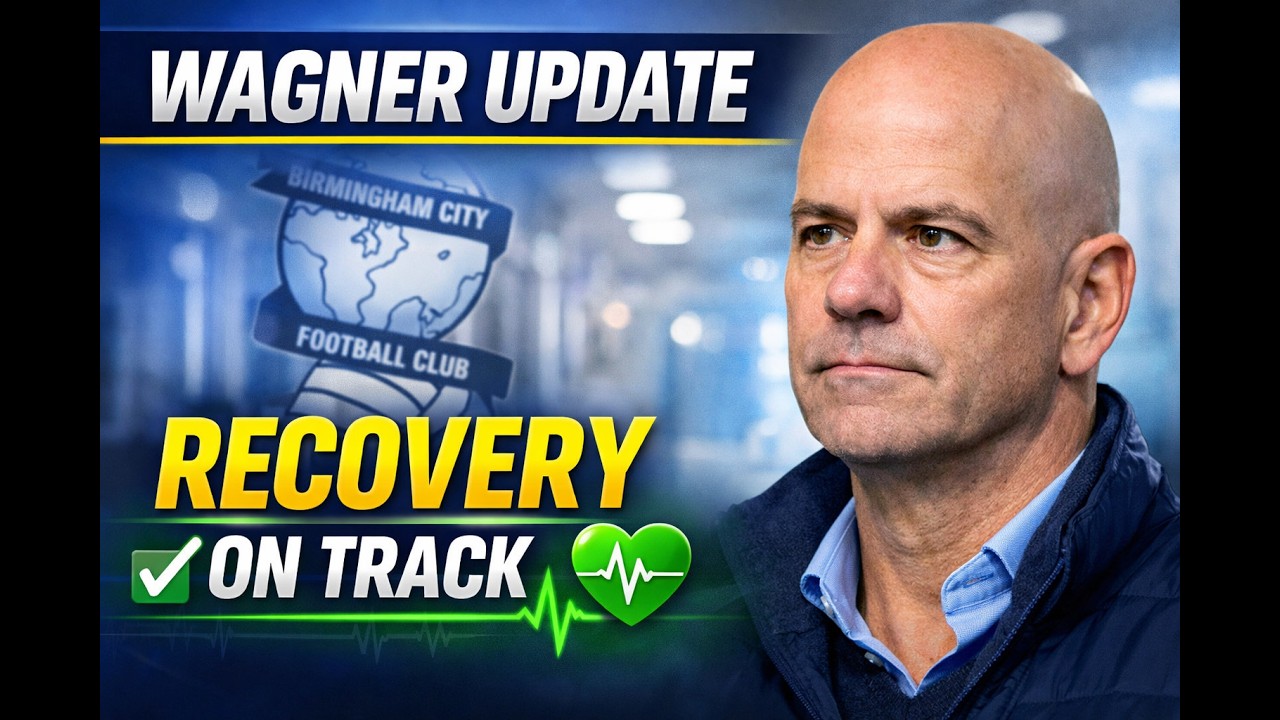 &ldquo;WAGNER UPDATE&rdquo; is his recovery on  TRACK ?