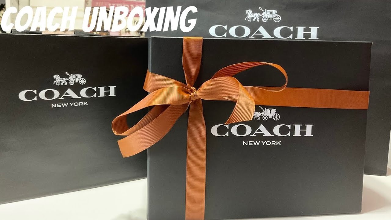 COACH DOUBLE UNBOXING 🖤 MY NEW CRYSTAL BAG