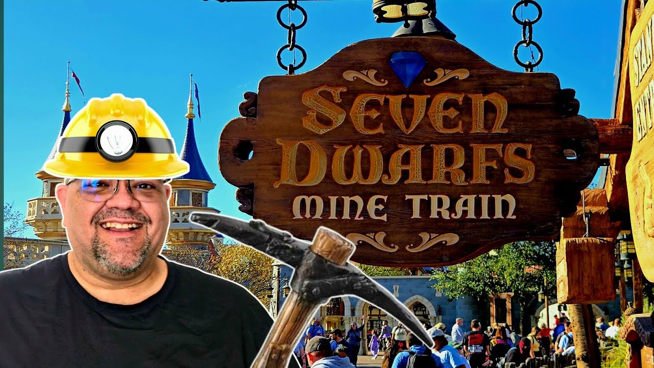 POV FULL RIDE/7 DWARF MINE TRAIN!