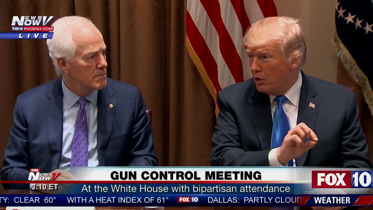 FULL: President Trump and Lawmakers Discuss Gun Law Changes (FNN)