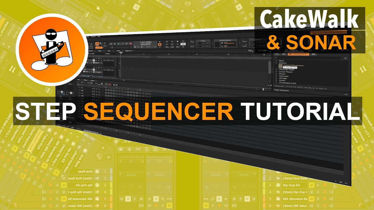 Cakewalk Sonar Step Sequencer Tutorial part 1