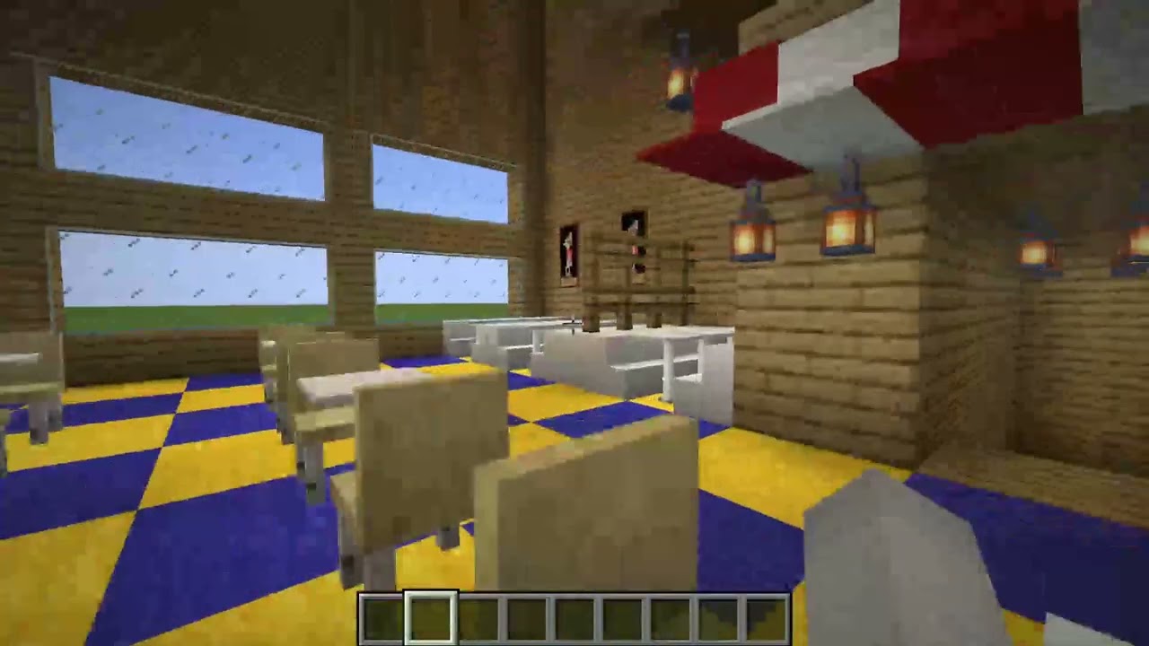 Bullwinkle's Family Food 'n' Fun Minecraft WIP Tour #2