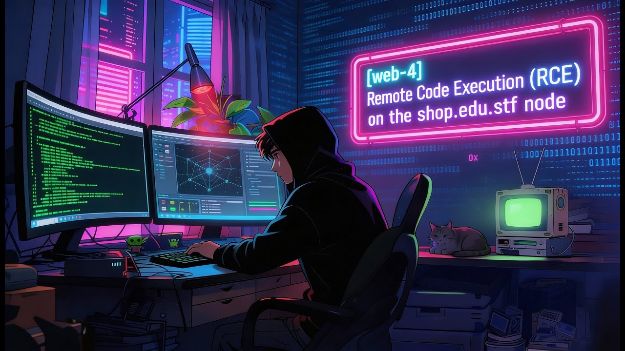 [web-4] Удаленное выполнение кода (RCE) на узле shop.edu.stf