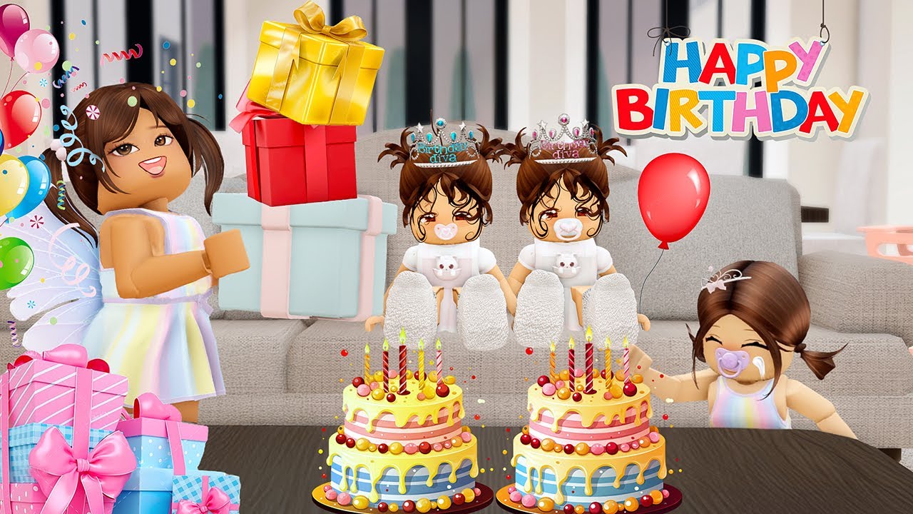 The cute Twins' Birthday ️🎂  an Unexpected Incident | Roblox Roleplay