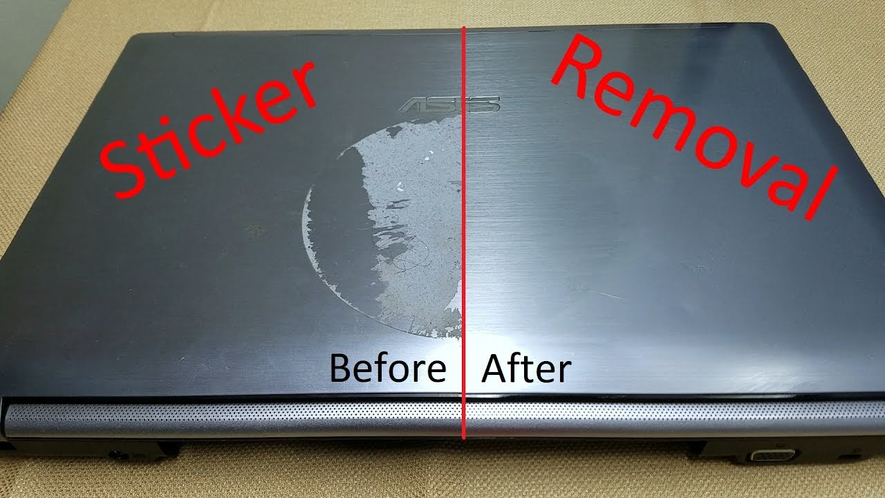 How To: Sticker Removal from Laptop
