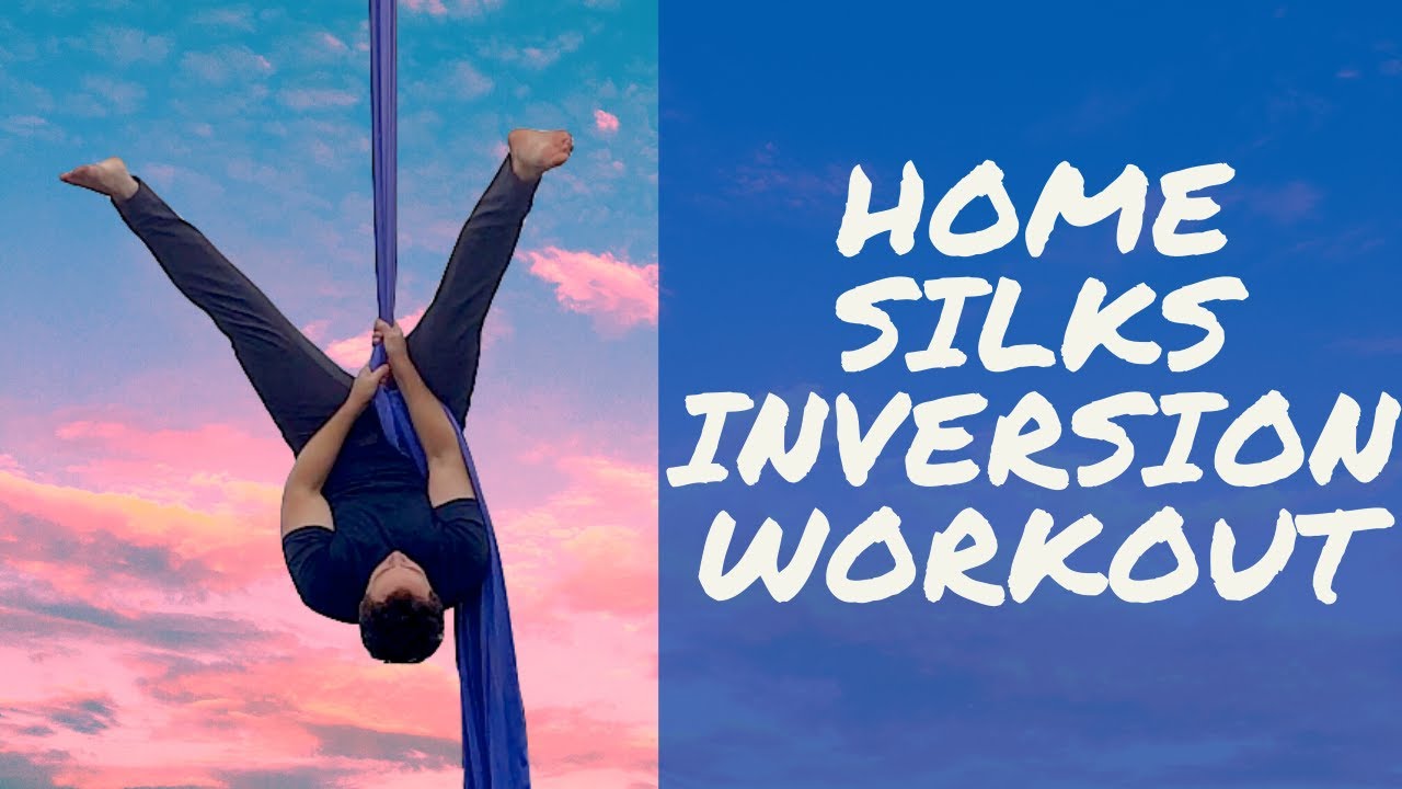 5 MINUTE INVERSION WORKOUT | Upper body + Core Home silks workout to improve your inversions