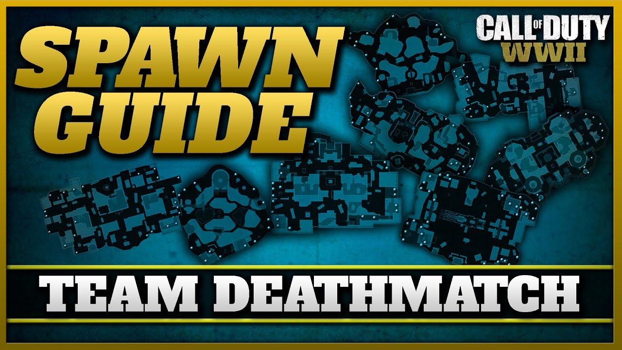 How Spawns work in Team Deathmatch! | (CoD WW2 TDM Spawn Guide)