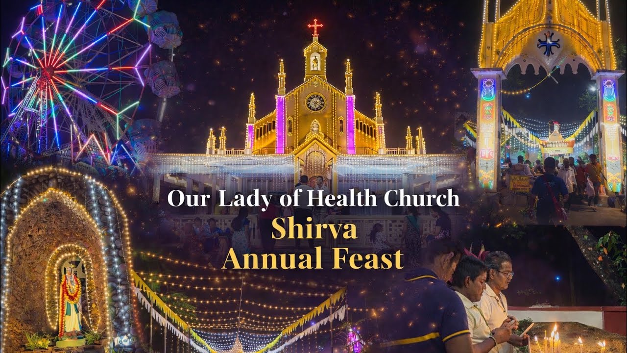 Our Lady of Health Church Shirva ⛪️🎡Annual Feast | Udupi Church Festival