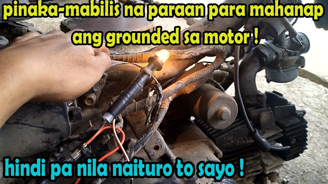 madali at mabilis na paraan para malaman at mahanap ang grounded sa motor gamit lang ang testlight.