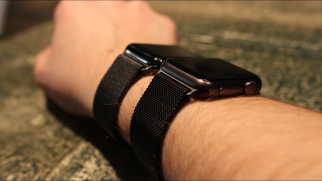 Aftermarket Milanese Loop for Apple Watch Series 3, 2, and 1