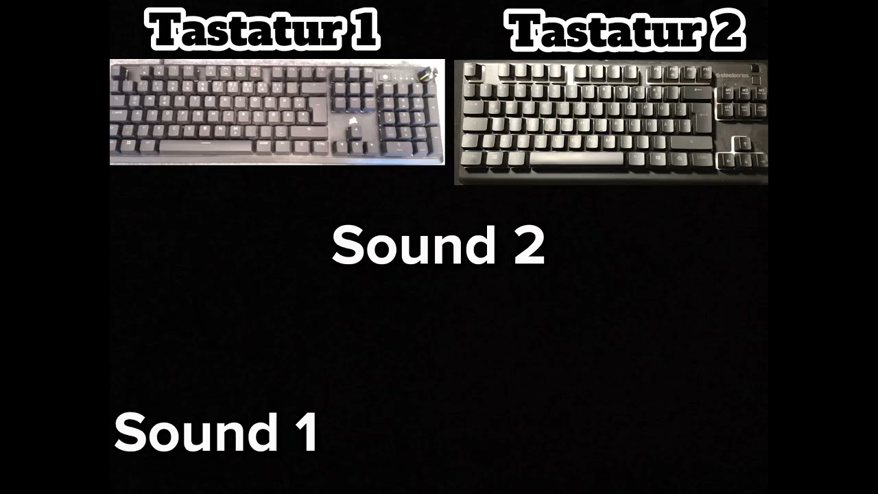 Welcher Sound gehört zu welcher Tastatur #tastatur #sorts #viral #frage